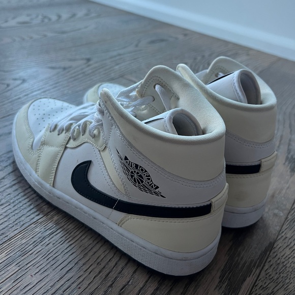 Nike Air Jordan High-Top Sneakers - White and Black - Picture 2 of 5